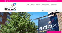 Desktop Screenshot of edox.co.uk
