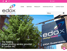 Tablet Screenshot of edox.co.uk