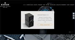 Desktop Screenshot of edox.cz