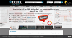 Desktop Screenshot of edox.com